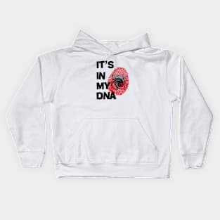 It's in my DNA Flag of Albania in fingerprint... Kids Hoodie